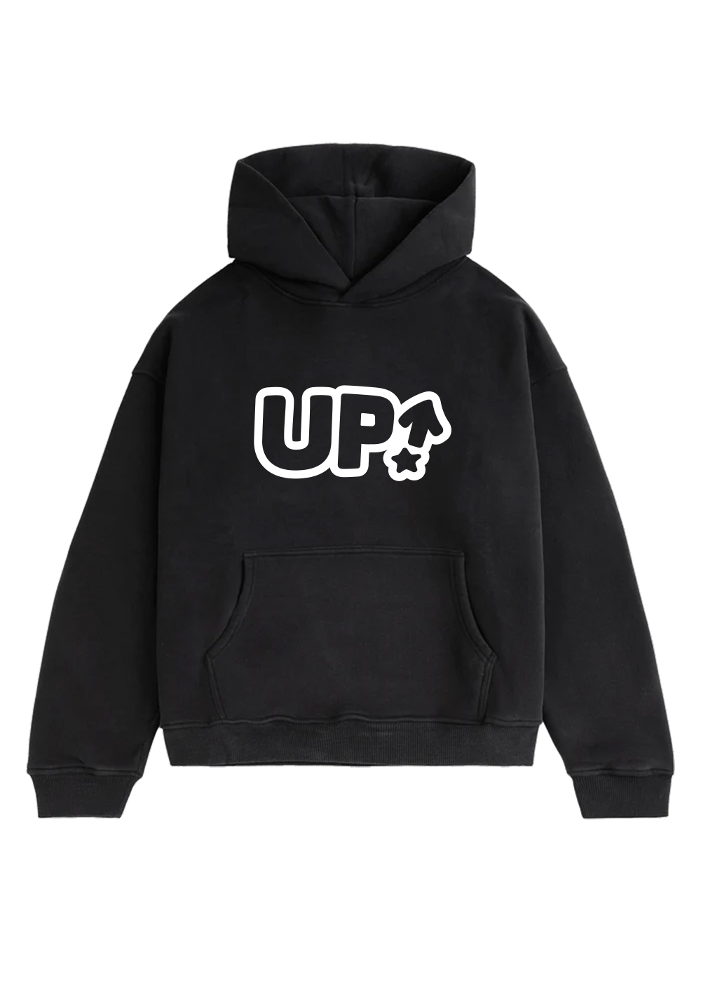 UP HOODIE - WASHED BLACK