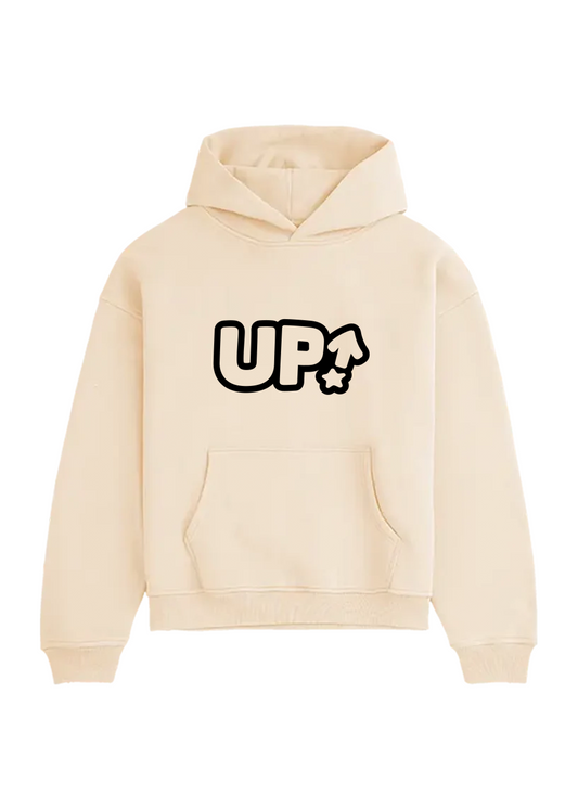 UP HOODIE - BEIGE